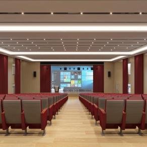 现代报告厅3D模型下载